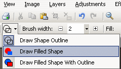 Draw Filled Shape