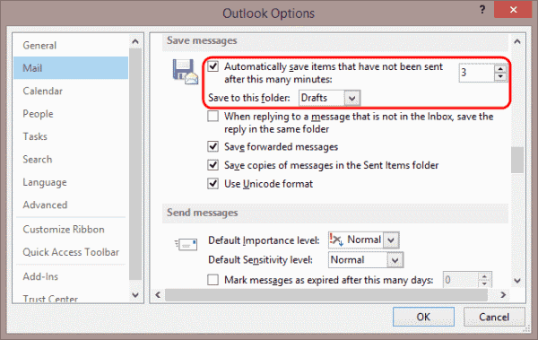 preserving emails in outlook 2016 for mac when closing an email account