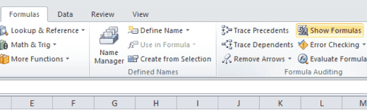 how to use microsoft excel 2010 formulas