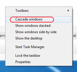 outlook quick steps screen opens in tray but not on screen
