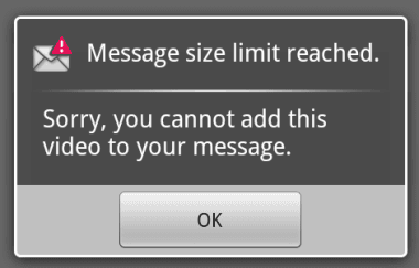 messenger file size limit