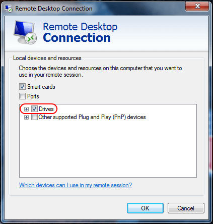 cant copy files from mac to pc remote desktop