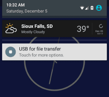 5X USB for File Transfer option