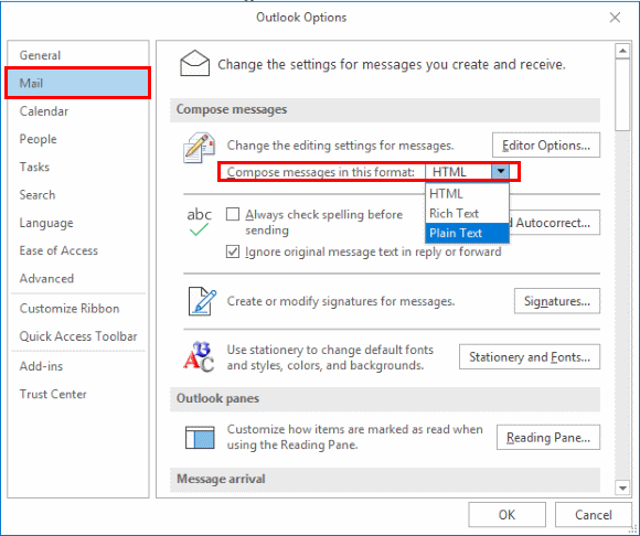 outlook signature formatting issues