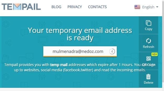 Email temporary