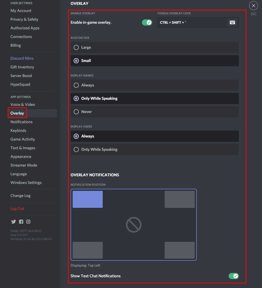 Discord How To Enable And Configure The In Game Overlay Technipages