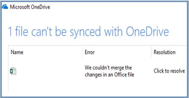 OneDrive: We Couldn't Merge The Changes in Office File - Technipages
