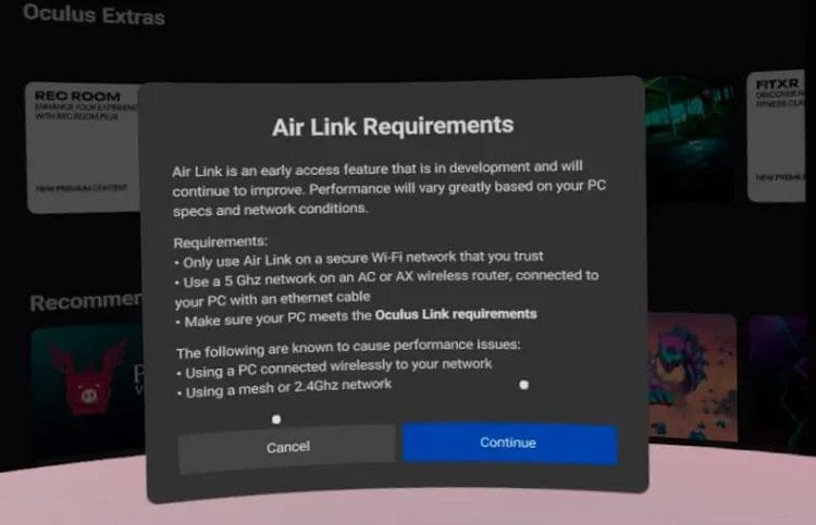 Oculus Quest PC Requirements & Specs for Oculus Link & Air Link